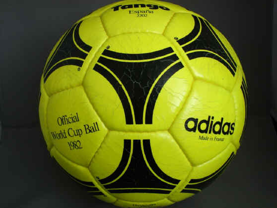 Tango_1982_yellow Official World Cup 1982 Tango Espana Soccer Ball