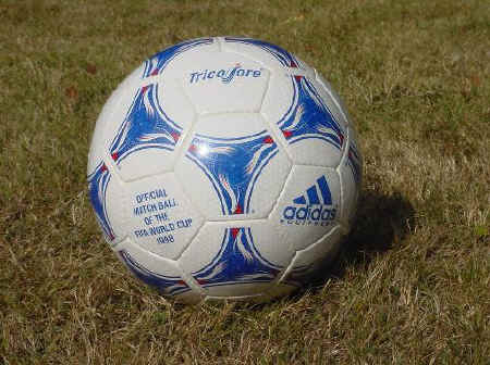 Official match ball of the fifa World Cup 1998 Tricolore 